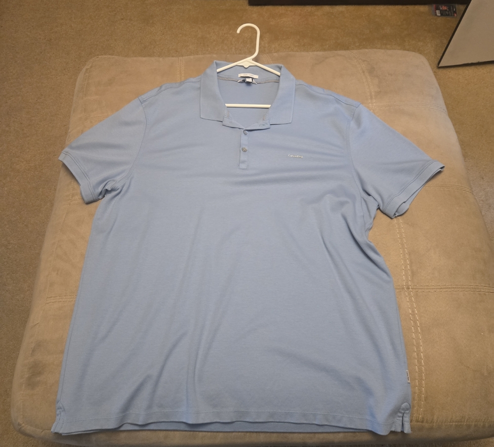 Calvin Klein Sky Blue Polo Shirt
